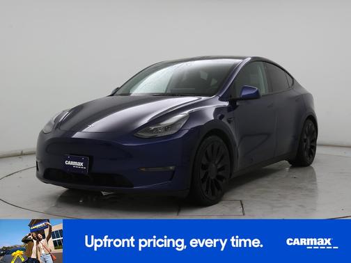 Blue 2022 Tesla Model Y Performance