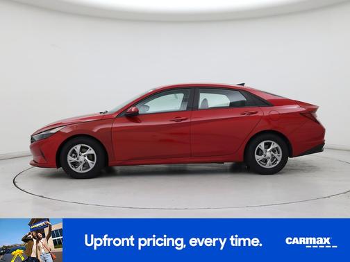 Red 2021 Hyundai ELANTRA SE