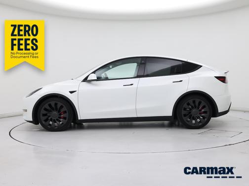 White 2022 Tesla Model Y Performance