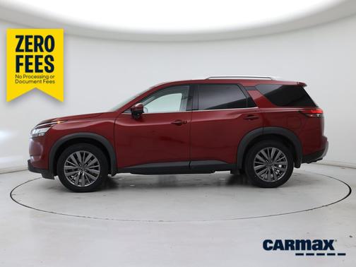 Red 2023 Nissan Pathfinder SL