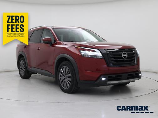 Red 2023 Nissan Pathfinder SL