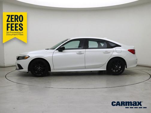 White 2023 Honda Civic Sport