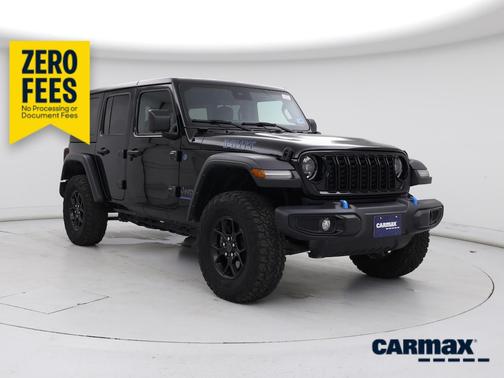 Black 2024 Jeep Wrangler 4xe Willy's