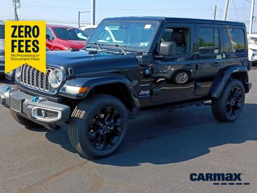 Black 2024 Jeep Wrangler 4xe Sahara