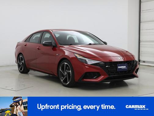 Red 2023 Hyundai ELANTRA N Line