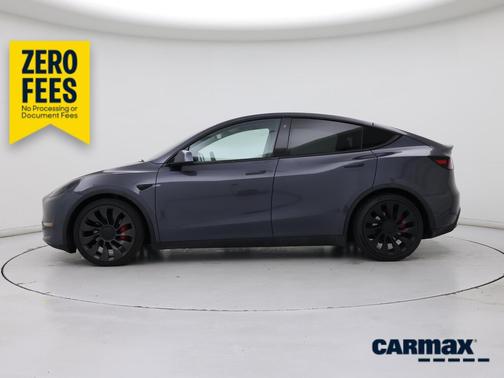 Gray 2022 Tesla Model Y Performance