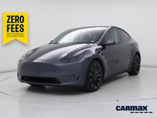 Gray 2022 Tesla Model Y Performance