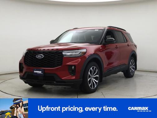 Red 2025 Ford Explorer ST-Line