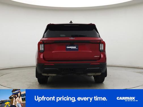 Red 2025 Ford Explorer ST-Line