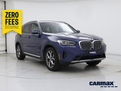 Blue 2022 BMW X3 XDrive30i
