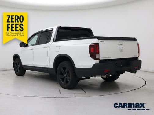 White 2022 Honda Ridgeline Black Edition