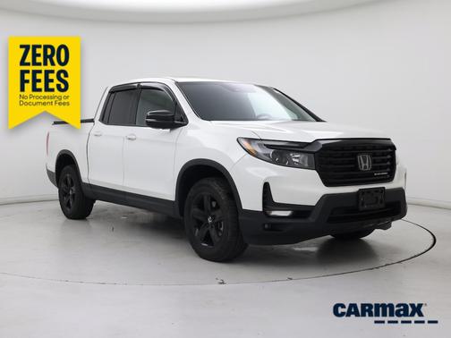 White 2022 Honda Ridgeline Black Edition