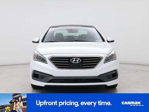 White 2015 Hyundai SONATA Limited
