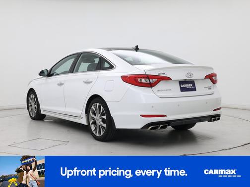 White 2015 Hyundai SONATA Limited