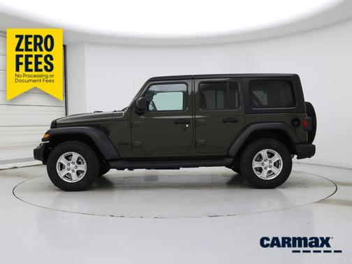 Green 2023 Jeep Wrangler Unlimited Sport