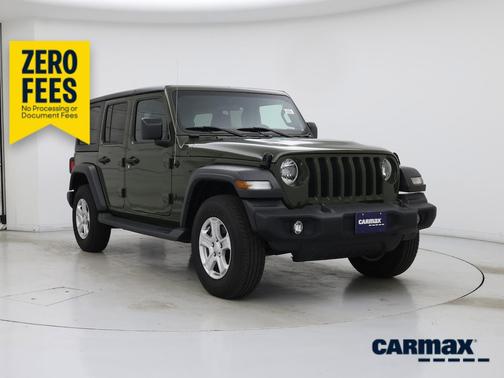 Green 2023 Jeep Wrangler Unlimited Sport