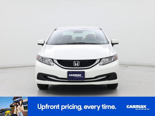 White 2015 Honda Civic LX