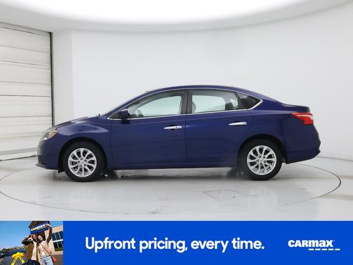 Blue 2018 Nissan Sentra SV
