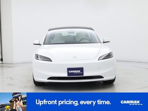 White 2025 Tesla Model 3 Long Range