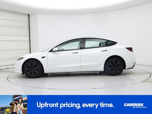 White 2025 Tesla Model 3 Long Range