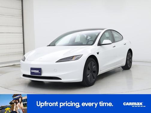 White 2025 Tesla Model 3 Long Range