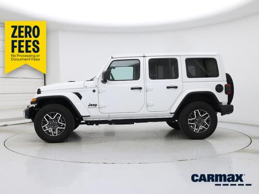 White 2025 Jeep Wrangler Sahara