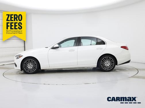 White 2023 Mercedes-Benz C-Class