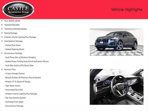 2019 Audi Q8 3.0T Premium Plus