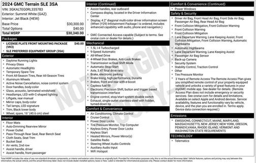 2024 GMC Terrain SLE