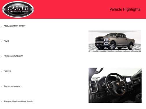 2024 RAM 2500 Big Horn Crew Cab 4x4 6'4' Box