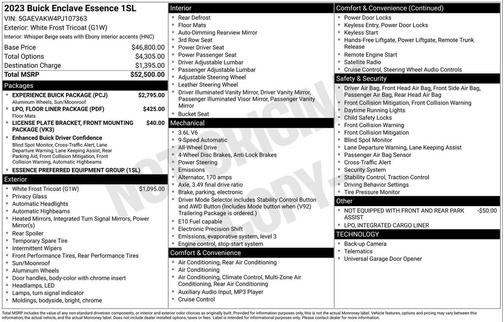 2023 Buick Enclave Essence AWD