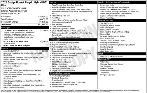 2024 Dodge Hornet R/T Plus EAWD