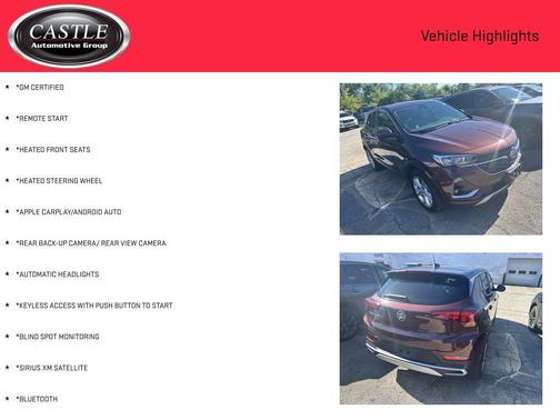 Rosewood Metallic 2022 Buick Encore GX Preferred
