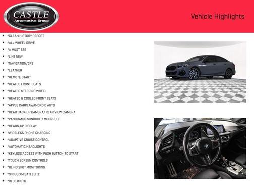 Storm Bay Metallic 2022 BMW M235 Gran Coupe i xDrive