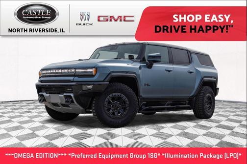 Neptune Blue Matte 2024 GMC HUMMER EV SUV 3X