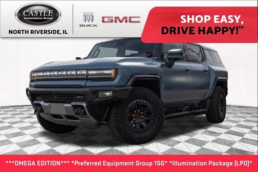 Neptune Blue Matte 2024 GMC HUMMER EV SUV 3X