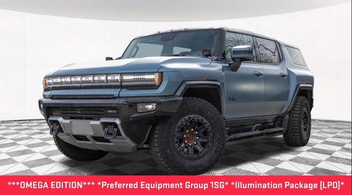 Neptune Blue Matte 2024 GMC HUMMER EV SUV 3X