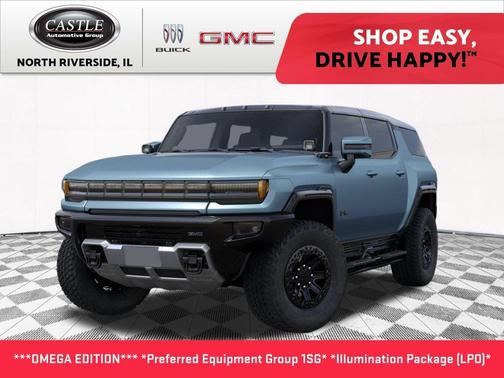 Neptune Blue Matte 2024 GMC HUMMER EV SUV 3X SUV