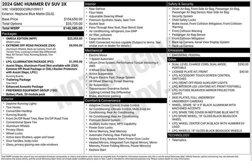 2024 GMC HUMMER EV SUV 3X