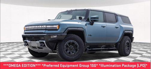 Neptune Blue Matte 2024 GMC HUMMER EV SUV 3X