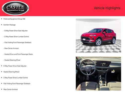Brilliant Red 2026 Buick Encore GX Preferred