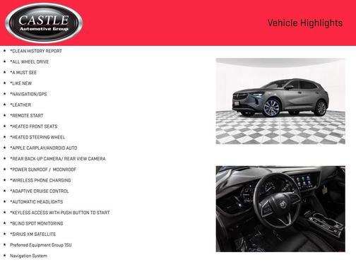 Moonstone Gray Metallic 2023 Buick Envision Avenir AWD