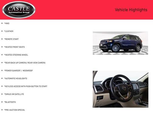 2016 Jeep Grand Cherokee Limited