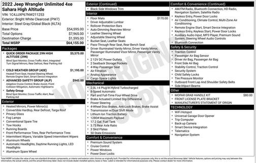2022 Jeep Wrangler Unlimited 4xe Sahara High Altitude