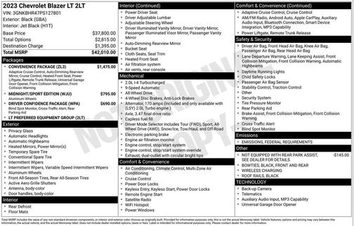 2023 Chevrolet Blazer 2LT