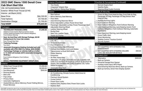 2022 GMC Sierra 1500 Denali