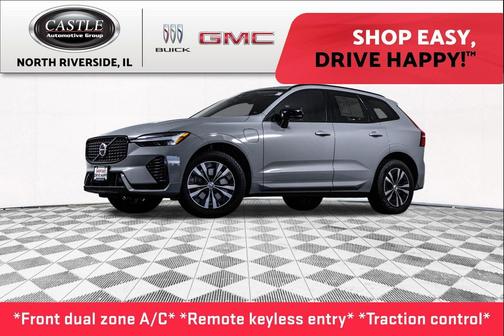 Thunder Grey Metallic 2024 Volvo XC60 Recharge Plug-In Hybrid T8 Core Dark Theme