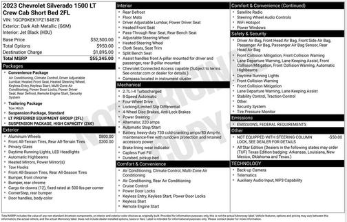 2023 Chevrolet Silverado 1500 LT