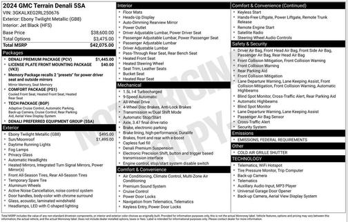 2024 GMC Terrain Denali
