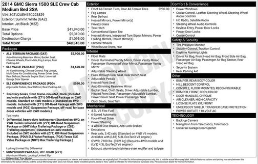 2014 GMC Sierra 1500 SLE
